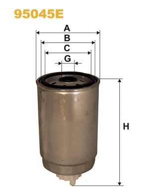 WIX FILTERS Polttoainesuodatin 95045E